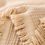 Couverture en coton doux de couleur unie - Vignette | Couvertures Cosy