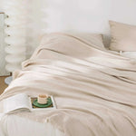 Couverture en coton doux de couleur unie - Vignette | Couvertures Cosy