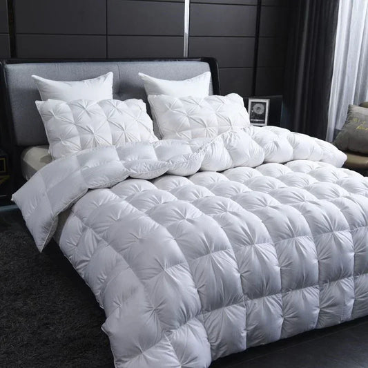 Couverture en duvet d'oie blanc