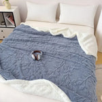 Couverture en laine d'agneau - Vignette | Couvertures Cosy