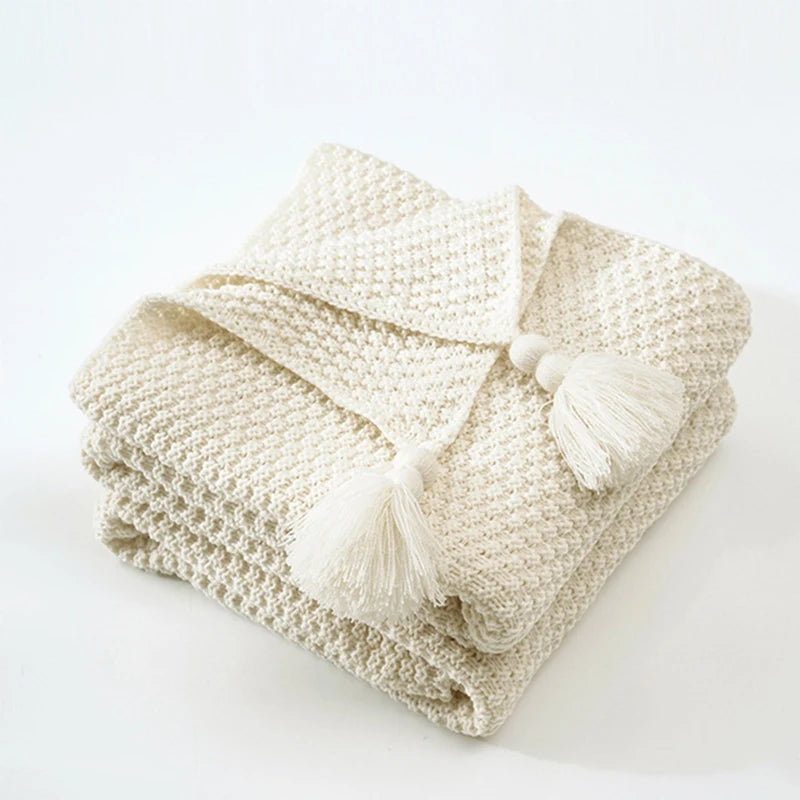 Couverture en laine nordique super chaude