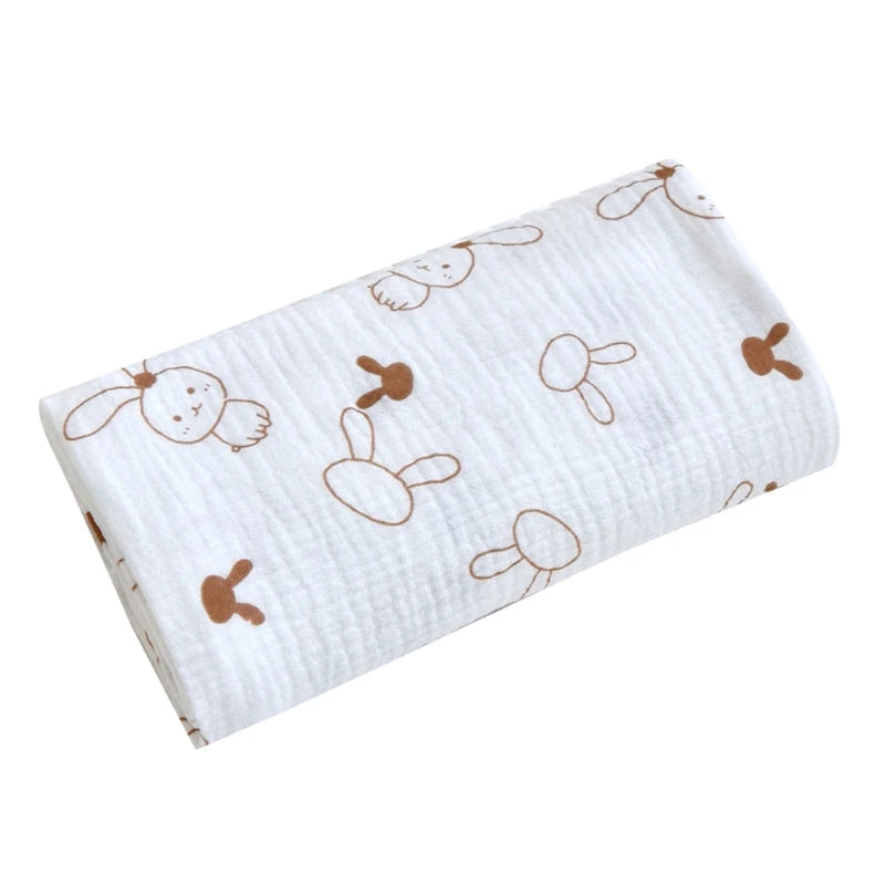 Couverture enveloppante pour bébé lapin brun