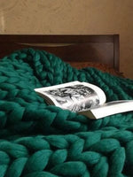 Couverture grosse maille - Vignette | Couvertures Cosy