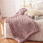 Couverture grosse maille - Vignette | Couvertures Cosy