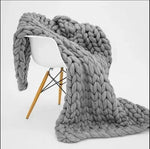 Couverture grosse maille - Vignette | Couvertures Cosy