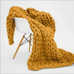 Couverture grosse maille - Vignette | Couvertures Cosy