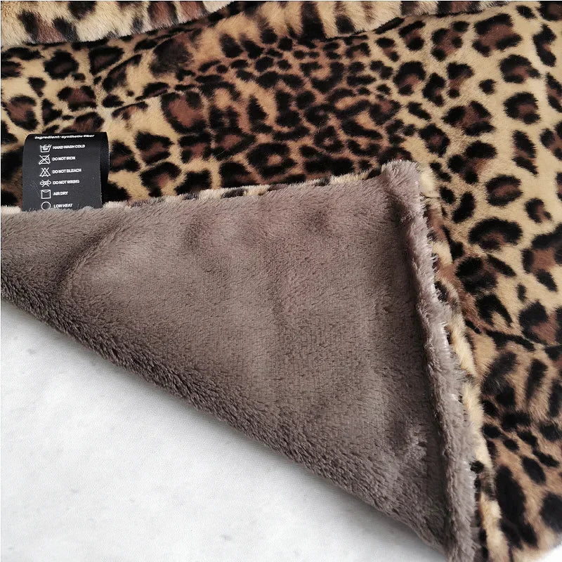 Couverture leopard de luxe 6