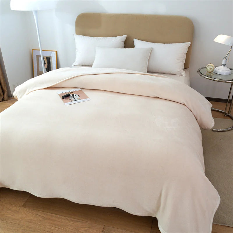 Couverture lestée beige