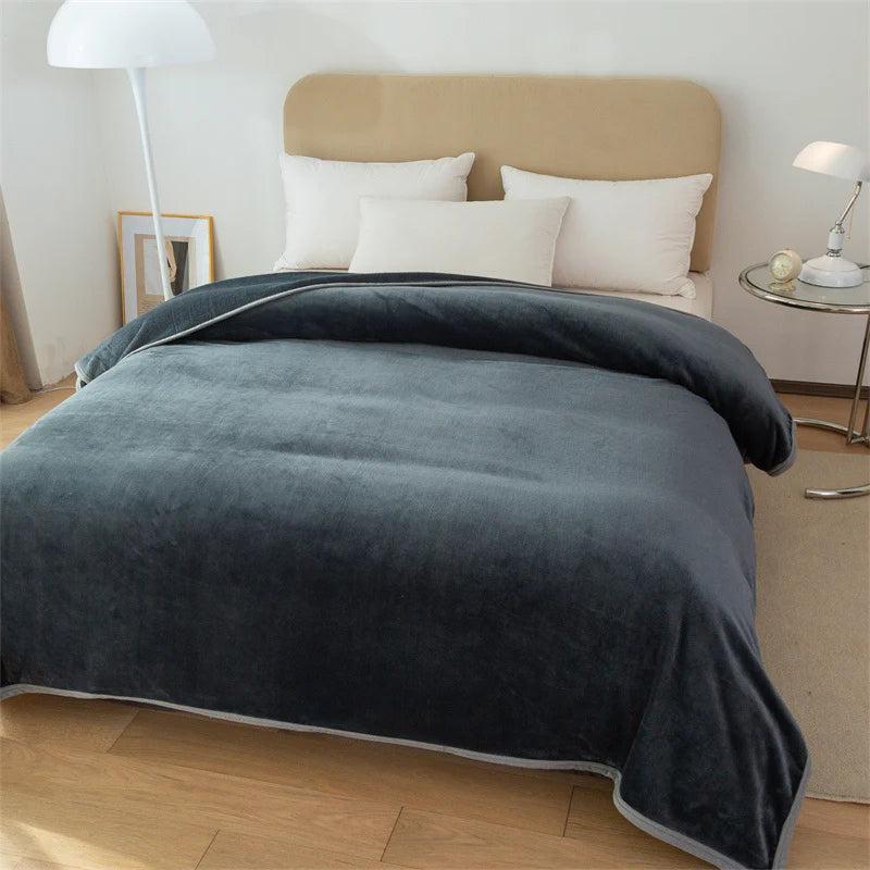 Couverture lestée gris foncé