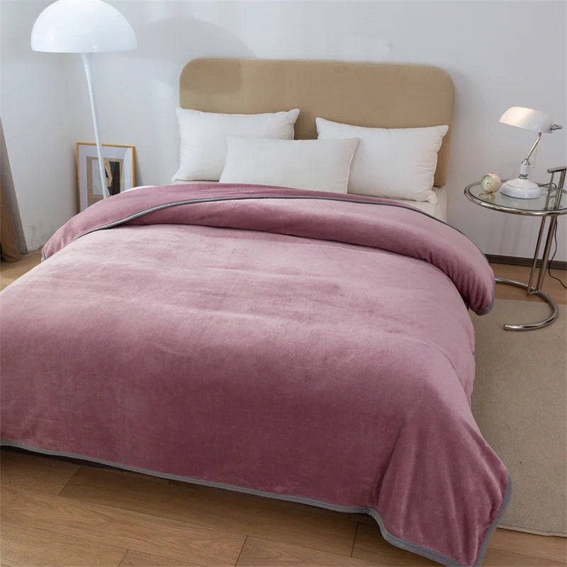 Couverture lestée rose
