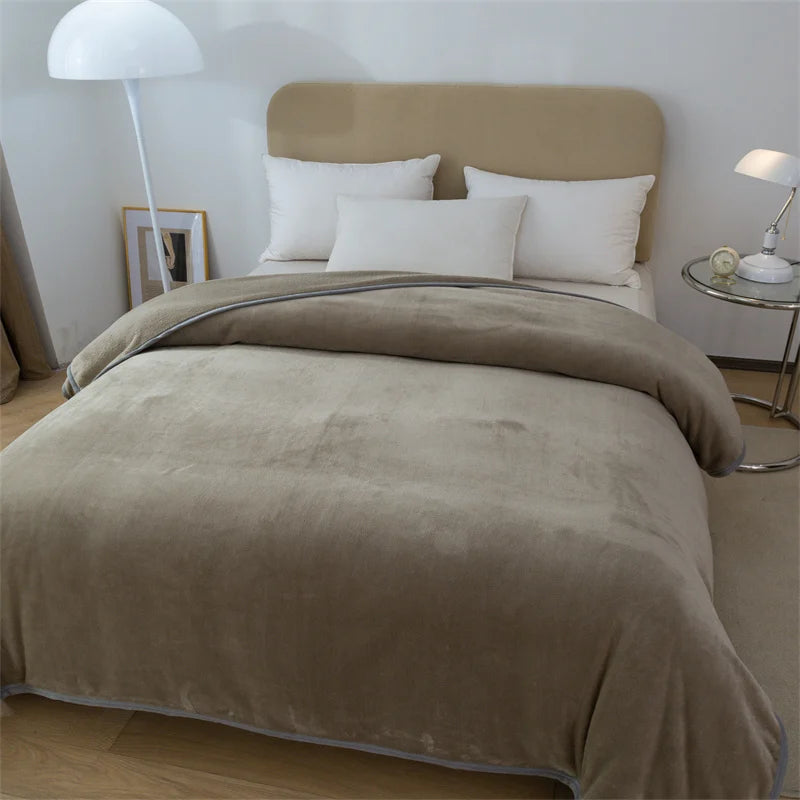 Couverture lestée taupe