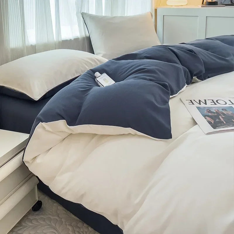 Couverture literie avec couette