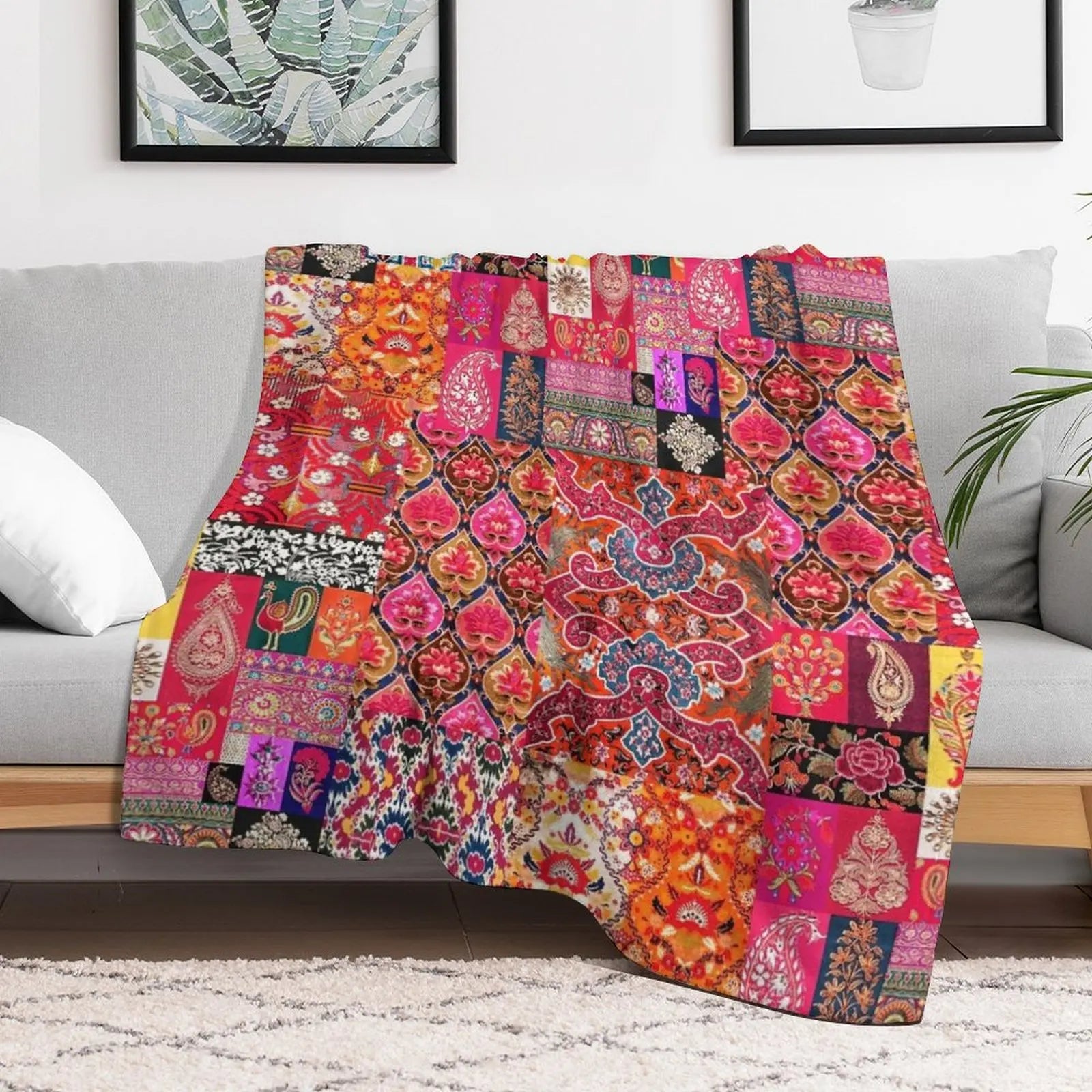 Couverture marocaine faite à la main
