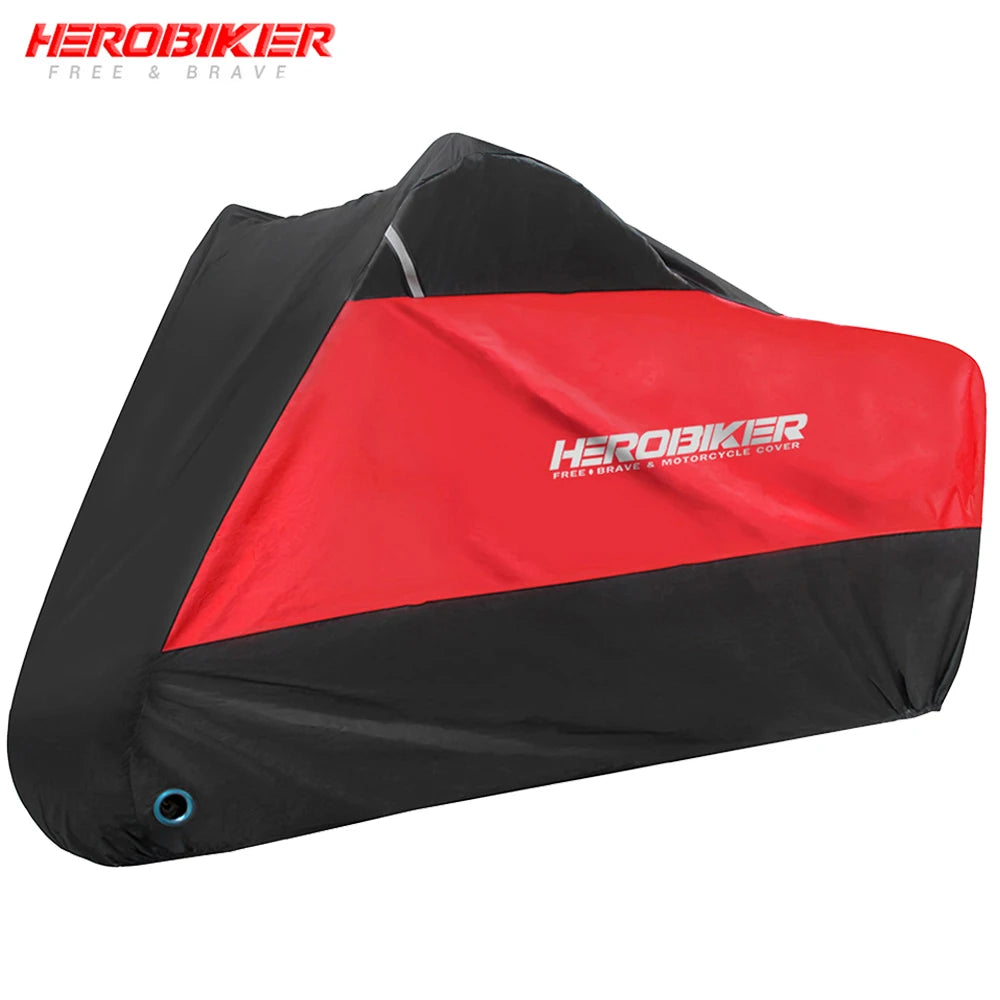 Couverture moto et scooter rouge