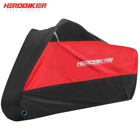 Couverture moto et scooter rouge