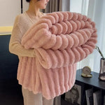 Thick Fleece Blanket - Vignette | Home Cozy Nest