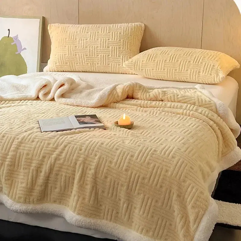 Couverture épaissie d'automne et d'hiver Couvertures Cosy