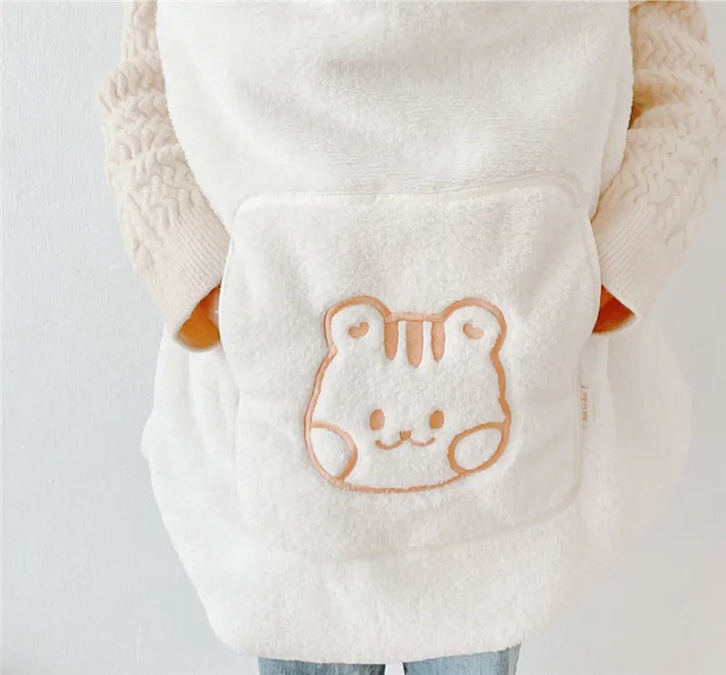 Couverture pour bébé en polaire écureuil