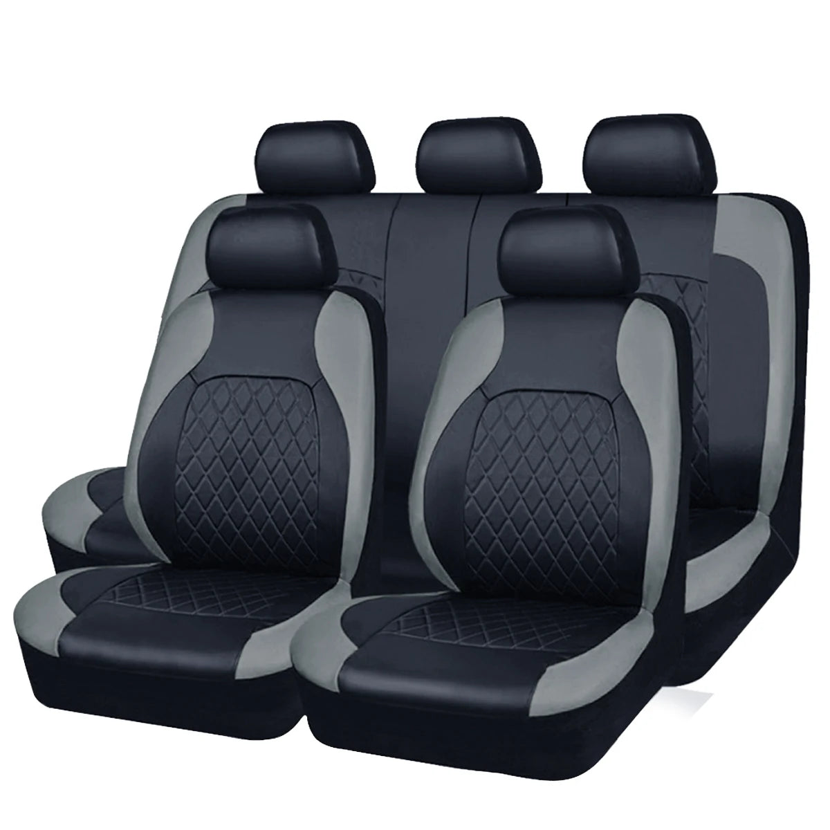 Couverture pour siège auto gris-noir