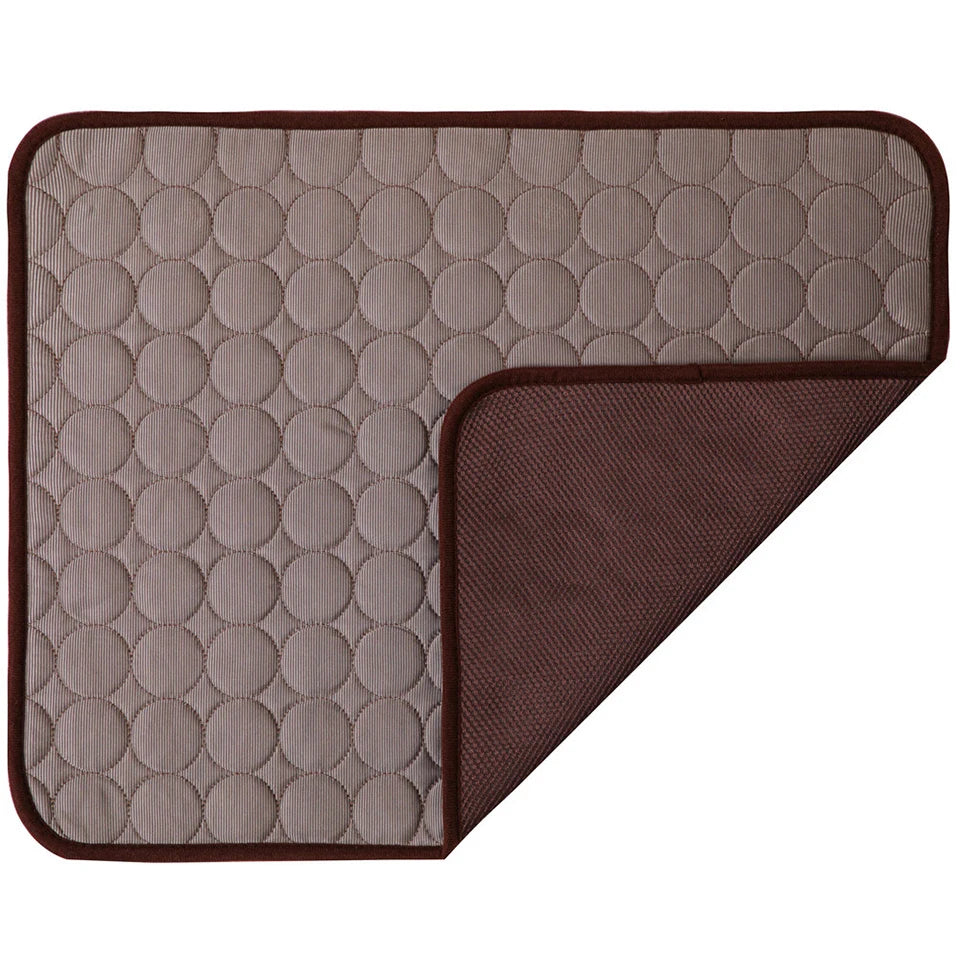 Couverture rafraichissante pour chien et chat- café