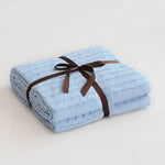 Couverture tricotée 100% coton - Vignette | Couvertures Cosy