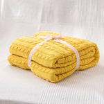 Couverture tricotée 100% coton - Vignette | Couvertures Cosy