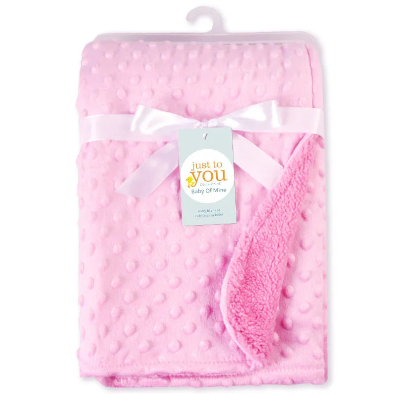Couvertures Bébé polaires rose