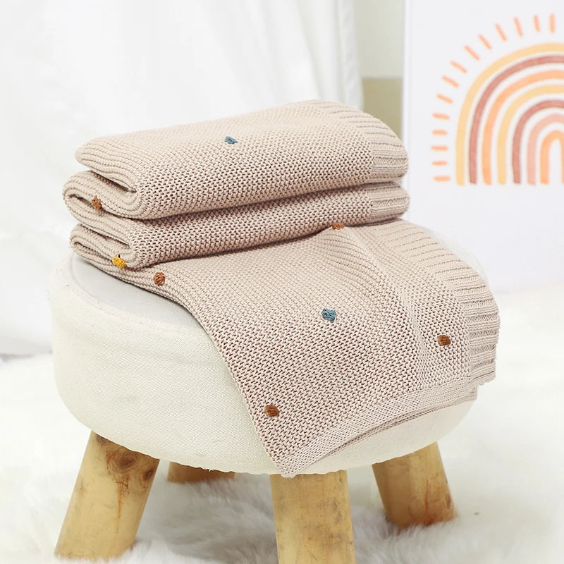 Couvertures en tricot nouveau-né 4