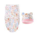 Couvertures et bonnets pour bébé en coton - Vignette | Couvertures Cosy