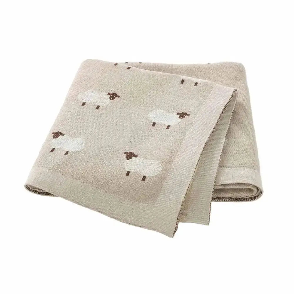 Couvertures pour Nouveau-Né khaki mouton