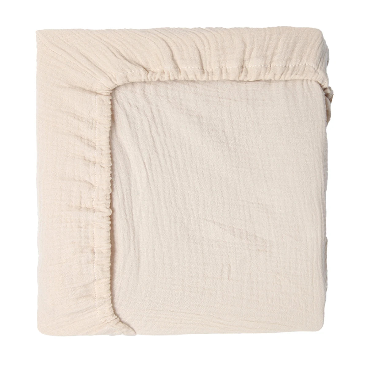 Couvre-lit en coton pour nouveau-né beige