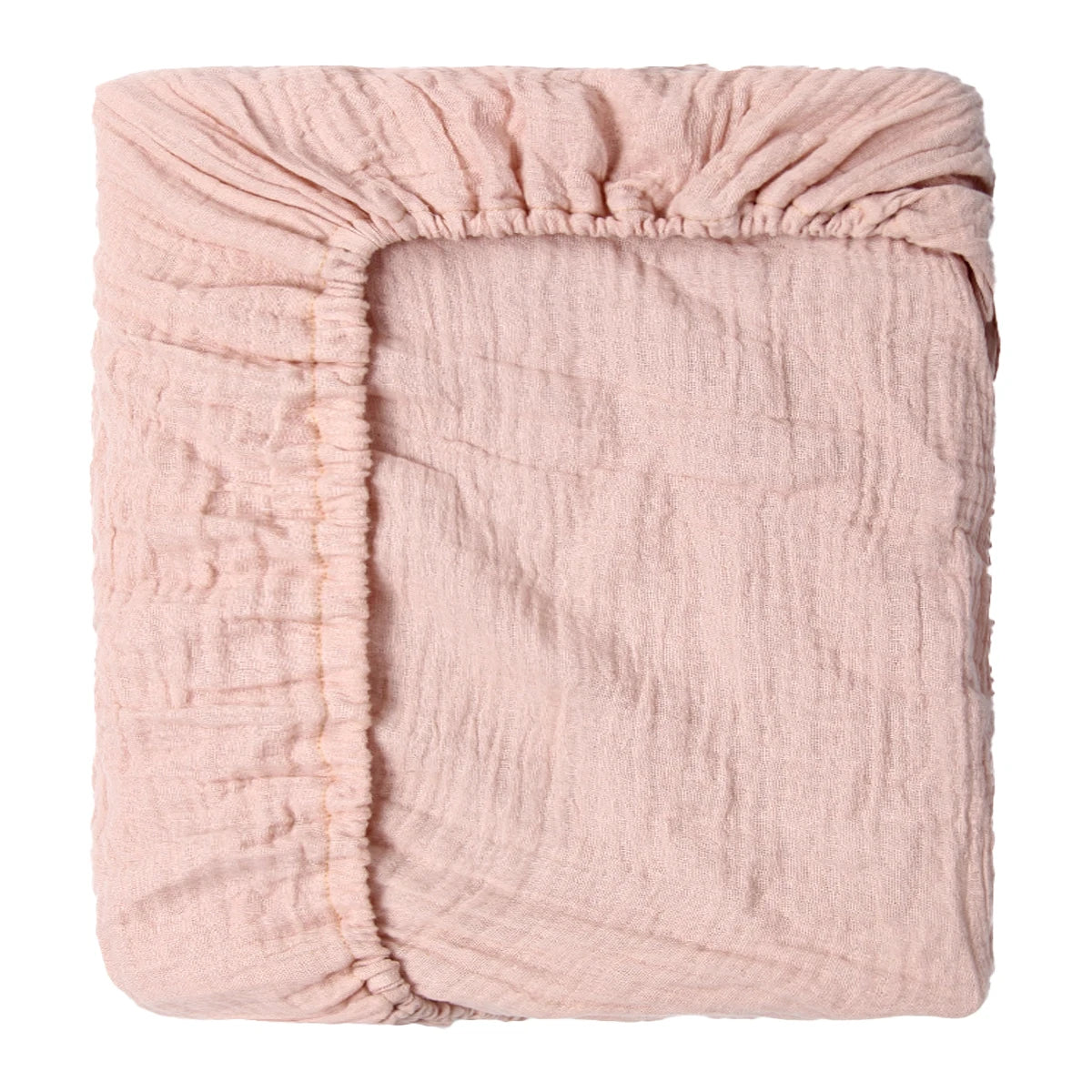 Couvre-lit en coton pour nouveau-né rose