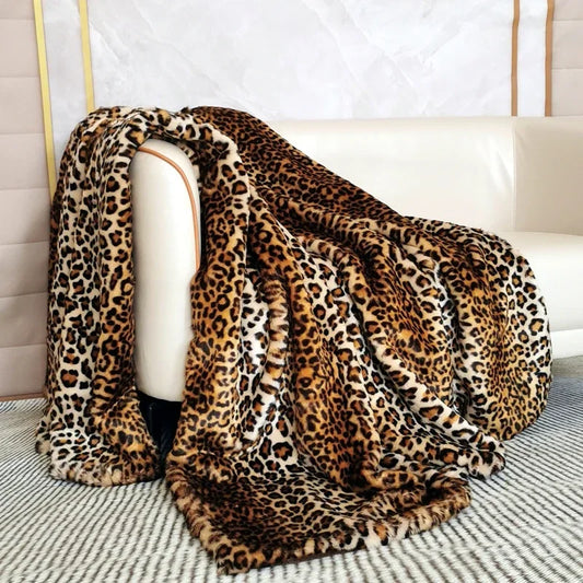 Couverture  léopard de luxe