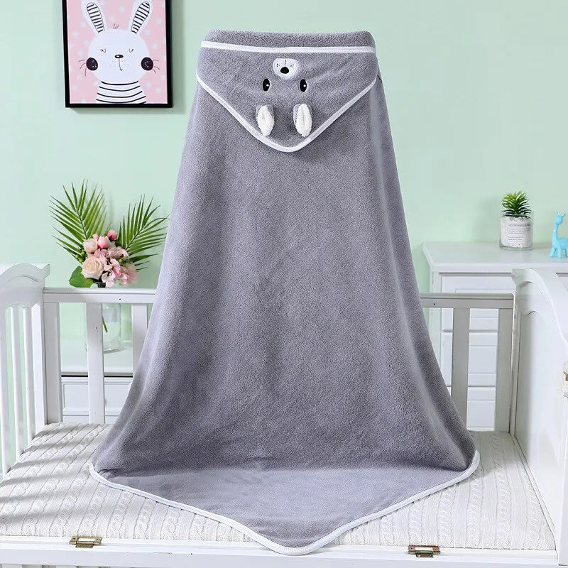 couverture à capuche bébé