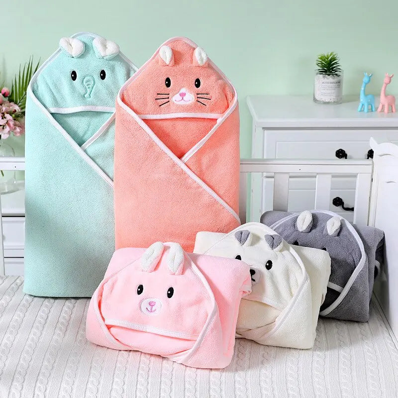 couverture à capuche bébé