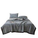 Couverture polaire chaude en jacquard de luxe "Sun" - Vignette | Home Cozy Nest