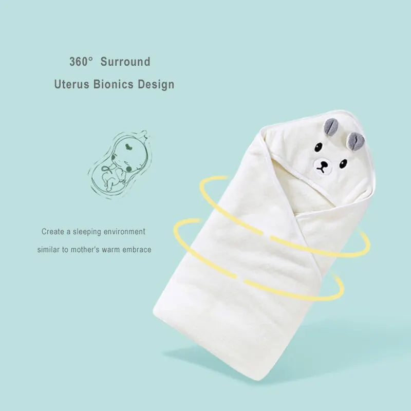 couverture à capuche bébé