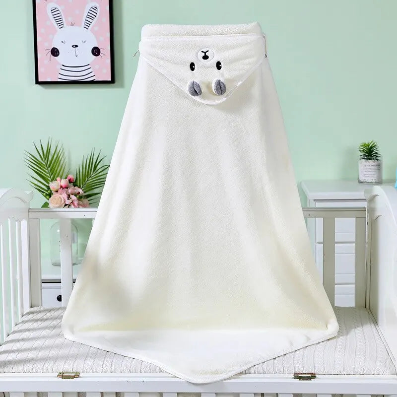 couverture à capuche bébé