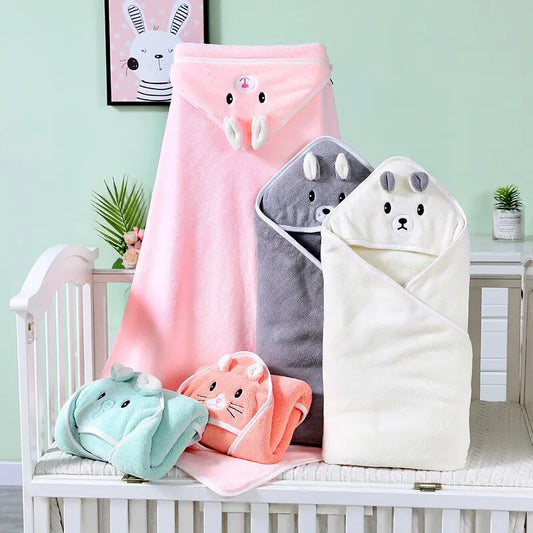 couverture à capuche bébé