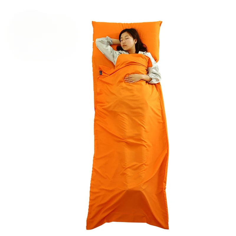 Sac de couchage orange