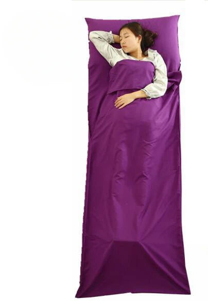 Sac de couchage violet