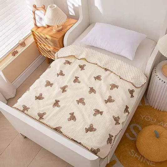 Couverture Bébé en coton à double couche