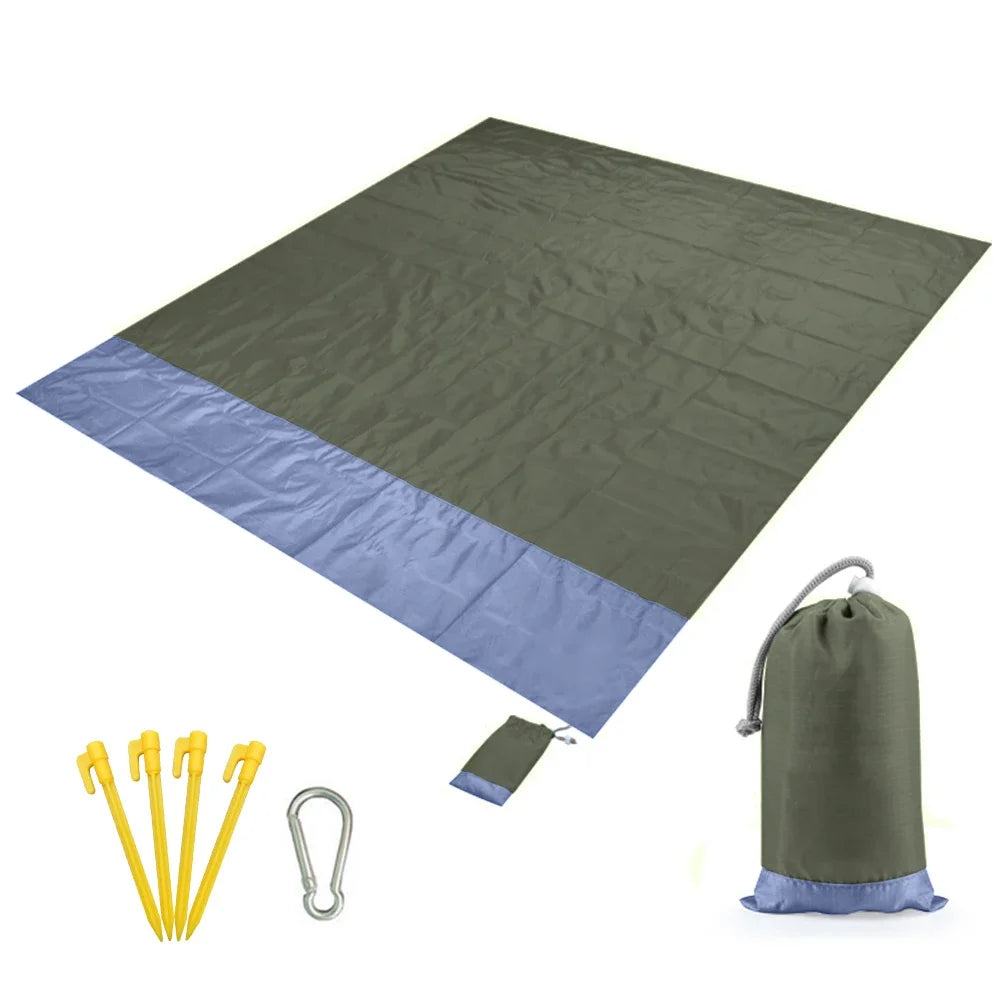 couverture de plage imperméable noir