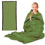 Couverture de survie d'urgence Portable et étanche, équipement de Camping - Vignette | Couvertures Cosy