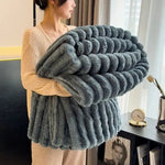 Thick Fleece Blanket - Vignette | Home Cozy Nest